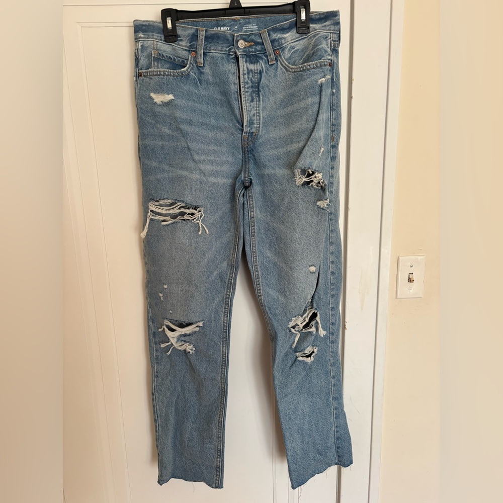 Old Navy Light Blue High-Rise Jeans